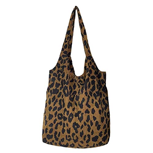 Pelle Di Leopardo Borsa Delle Donne Della Spalla Della Borsa Messenger...
