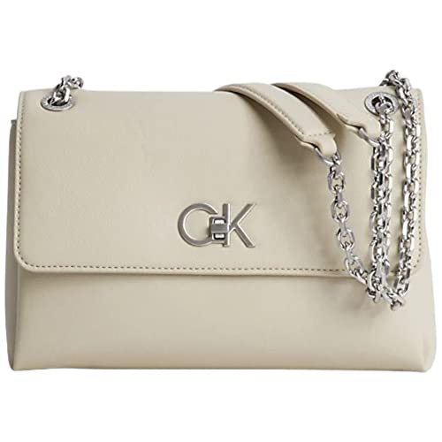 Calvin Klein RI-bloccare EW Conv Crossboody, Crossover Donna, Beige...
