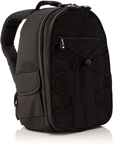Amazon Basics- Zaino per fotocamera SLR + accessori, colore: Nero