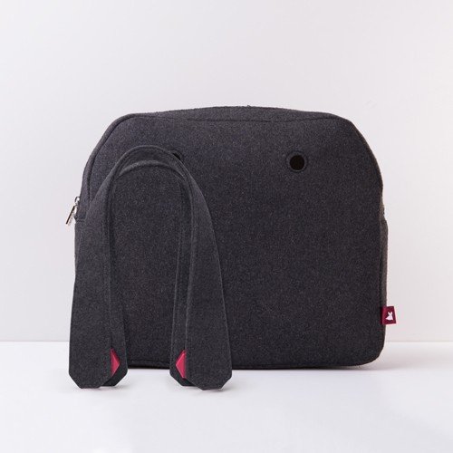 ju'sto Lana Nero E Manici, Bag Women's, Taglia Unica