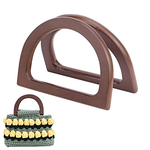 WEIESCIE 2pz Manici per Borsa a Forma di D Manici Leopardati...