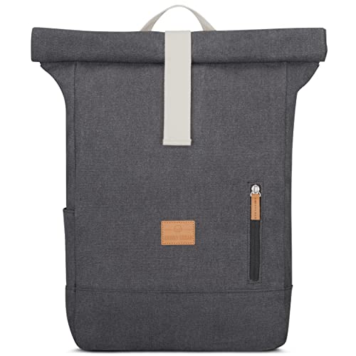 Johnny Urban Zaino Porta PC Donna e Uomo Nero Antracite - Adam Large -...