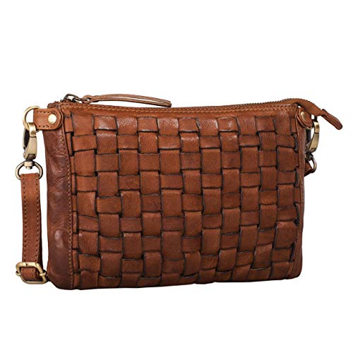 STILORD 'Jana' Pochette a tracolla in vera pelle Clutch in cuoio...