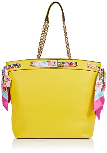 Pollini SC4574PP1GSH0400, Shopping Bag Donna, Giallo, 33X40X13