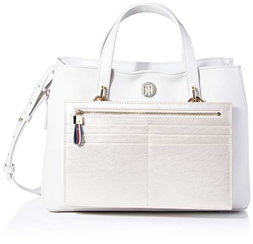 Tommy Hilfiger Charming Tommy Med Work Bag, Borse Donna, Grigio (Light...