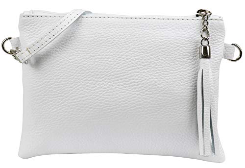 SH, borsetta a tracolla in vera pelle “Anny”, pochette, borsa da...