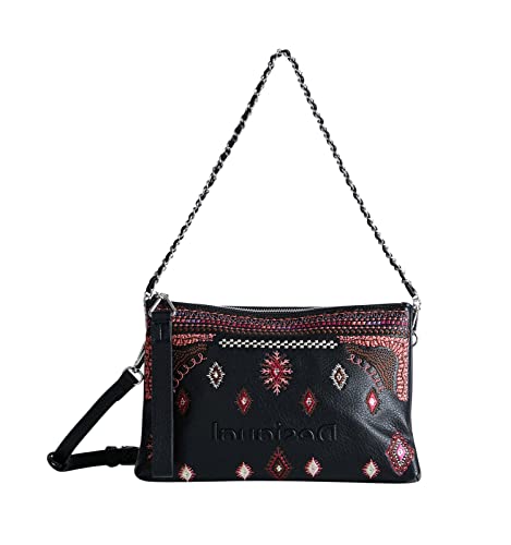 Desigual Bols_regasita Dortmund Pu, Across Body Bag Donna, Nero,...
