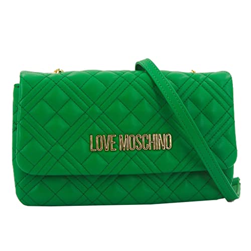 Love Moschino JC4097PP1GLA0, Borsa a Spalla, Donna, Verde, Taglia...