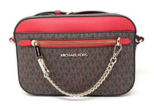 Michael Kors Jet Set East West Chain Crossbody Flame