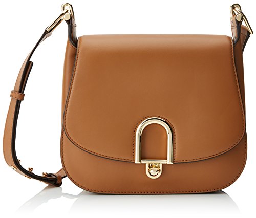 Michael Kors Defina Large Leather - Borse a spalla Donna, Braun...