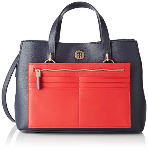 Tommy Hilfiger Charming Tommy Med Work Bag, Borse Donna, Blu (Sky...