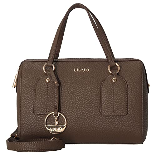 Liu Jo Jeans Bauletto Ecosostenibile con charm Moro Light