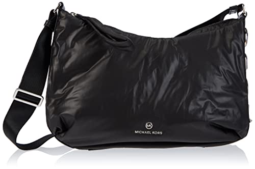 Michael Kors LG Conv MSGR Leonie, Borsa Donna, Black
