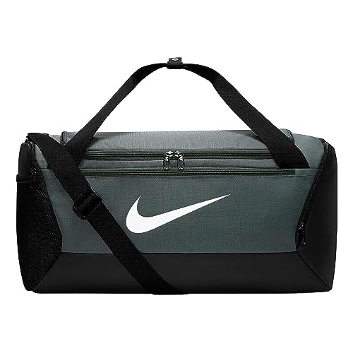 Nike Brsla-9.5 Borsa Sportiva, Grigio Ferro, Nero, Bianco, Taglia...