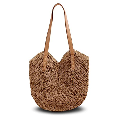 Pahajim Borsa di Paglia Borsa Estiva Shopper Donna Grande Capacità...
