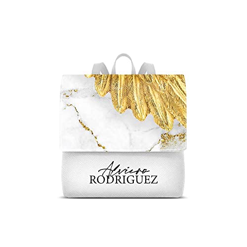Alviero Rodriguez Zainetto Lux Bianco Imperial Pattern Zaino donna...