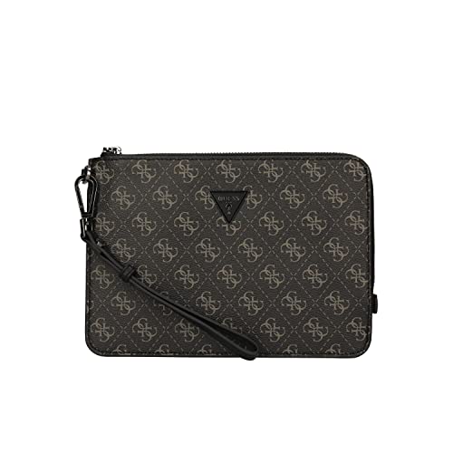 Guess Pochette da uomo colore nero logata