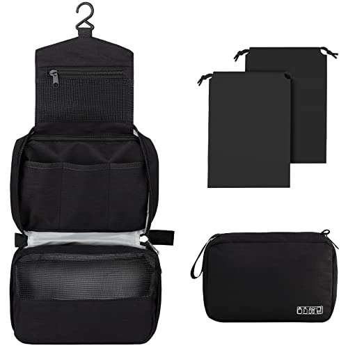 Larkumio Beauty Case Donna Uomo da Viaggio Grande Impermeabile, Borsa...