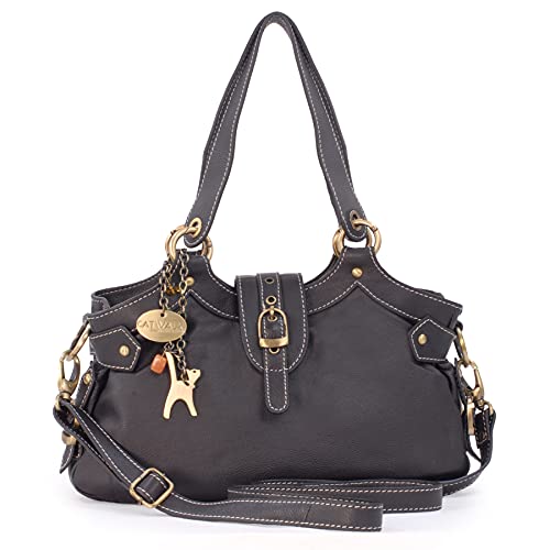 Catwalk Collection Handbags - Vera Pelle - Borsa a Tracolla/Borse a...