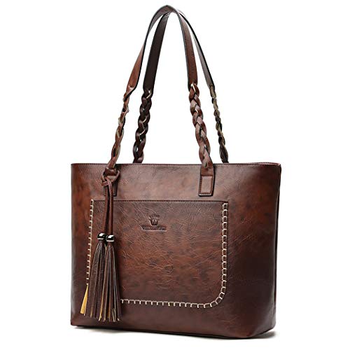 DEERWORD Donna Borse a Mano Borsa a Spalla Elegante Grandi Firmate...