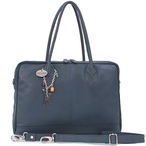 CATWALK COLLECTION - Vera Pelle - Borsa a Tracolla da Lavoro/Borse a...