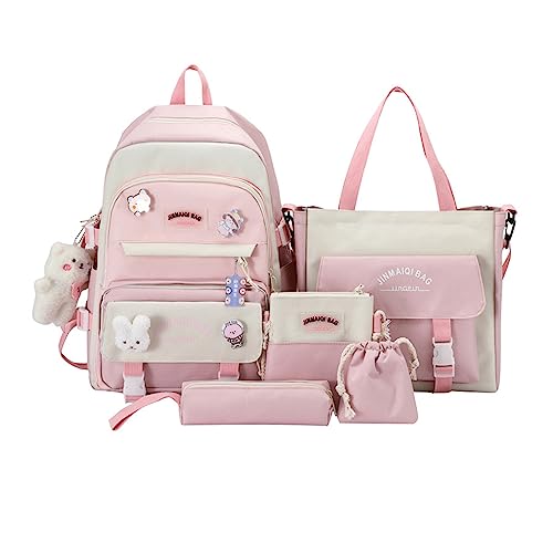 WIWIDANG Zaino Kawaii, zaino Kawaii con ciondolo, carino borsa per la...