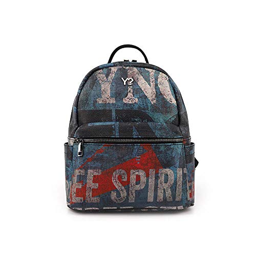 YNOT MAT-380F0 Backpack, Città Materica Roma, Zaino Donna, Taupe,...
