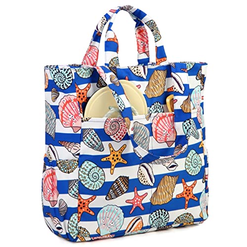 VASCHY Borsa Mare, Borsa da Spiaggia Grande Borsa Mare Donna in Tela...