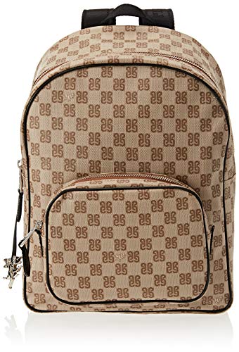 piero guidi Back Pack, Borsa a Zainetto Donna, Nero (Nero), 24x33x12...