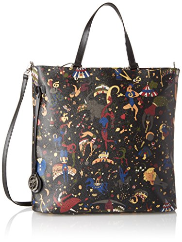piero guidi Cross Body, Borsa a Tracolla Donna, Nero (Nero), 33x32x11...