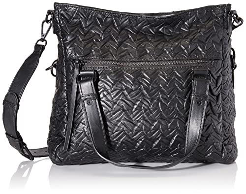 Desigual Bols_Azalea Loverty 2.0, Borsa a Mano Donna, Nero, Taglia...