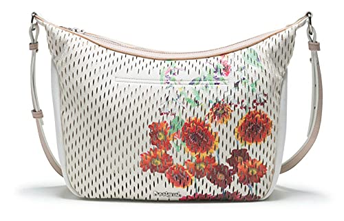 Desigual Margaritas Somalia Across Body Bag Blanco