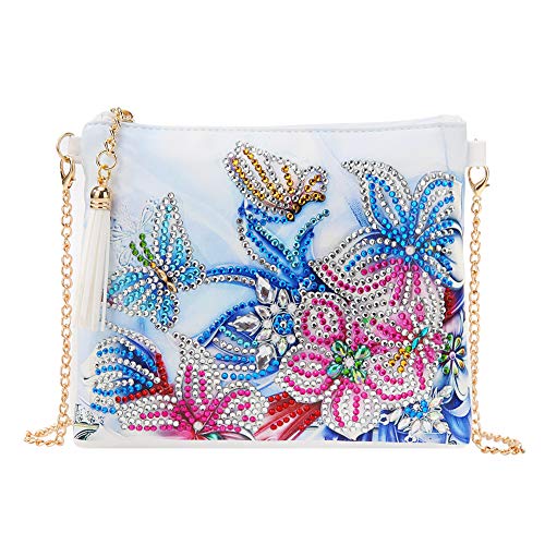 VETPW 5D DIY Pittura Diamante Borsa a tracolla Donna con Catena,...