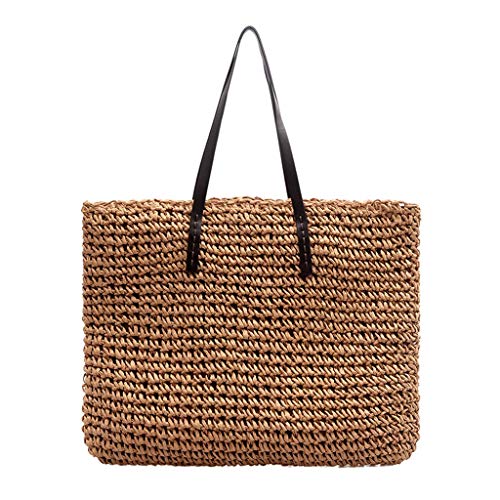 FRAUIT Borsa Mare Donna Grande In Paglia Borsa Ragazza Grande Capienza...
