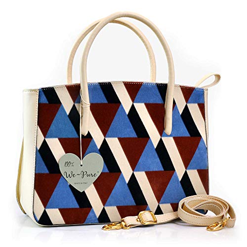 We-Pure Vegan Bag. Borsa Vegana Cruelty free a Mano Elegante. Borsa a...