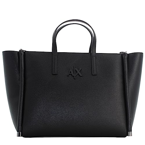 ARMANI EXCHANGE Bottom Studs, Zipped, Adjustable Shoulder Strap, Tote...