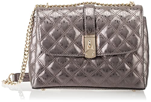 Guess Gaia-Borsa a Tracolla Convertibile, Patta Donna, Peltro, Taglia...