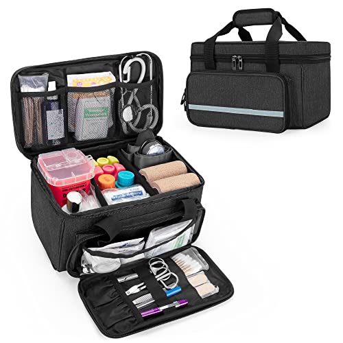 CURMIO Borsa Medica Vuota, Borsa Infermiere Domiciliare, Kit Pronto...