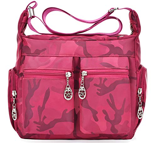 FiveloveTwo Donna Ragazze Impermeabile Nylon Borsa a Spalla Tracolla...