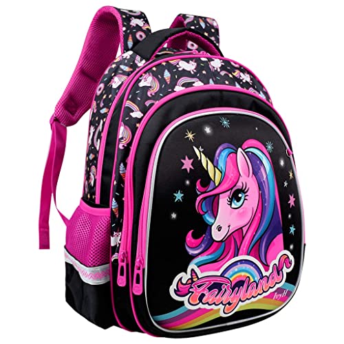 Zaino per Bambini, 2023 Zaino Scuola Elementare Ragazze Zaini Unicorno...