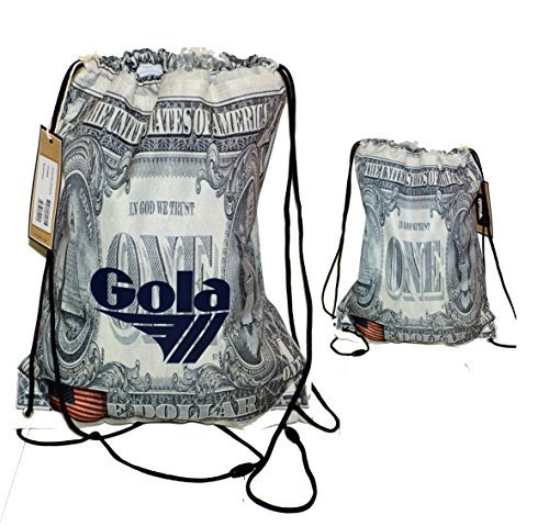 GOLA ZAINETTO VELA SACCA SPORT CUB928 HICKS DOLLAR NOTE BLACK/NAVY