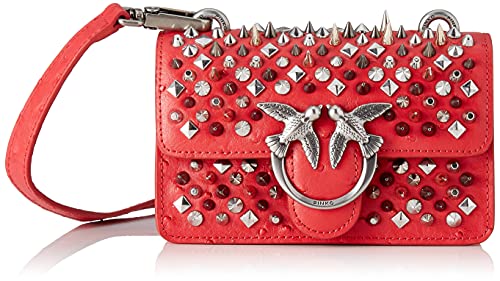 Pinko, LOVE BABY ICON PUNKY FL PELLE Donna, R43_ROSSO PURO, U