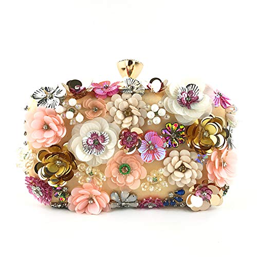 Jywmsc Donna Borsa Sera Fiore Pochette Nozze Pochette da Sera Eleganti...