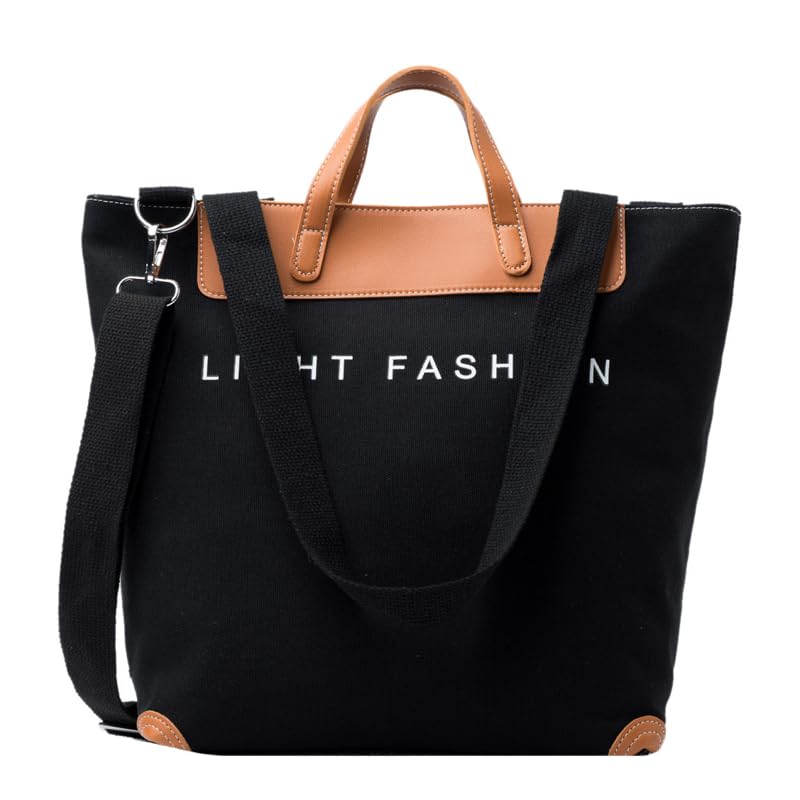 Victop Borsa tote in tela da donna Borsa a tracolla con cerniera Borse...