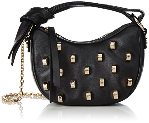 Borbonese 954027400, Borsa a Spalla Donna, Nero, 17x13x8 cm (W x H x...