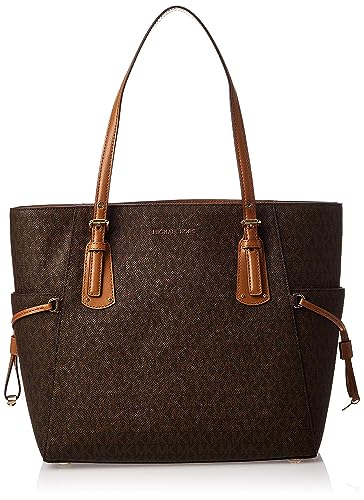 Michael Kors Voyager, Borsa Donna, Marrone (Brown), 16x29x39...