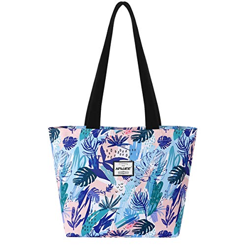 HAWEE Donna Borsa Tote con Zip Grande Borsa a Tracolla Casual Borsa a...