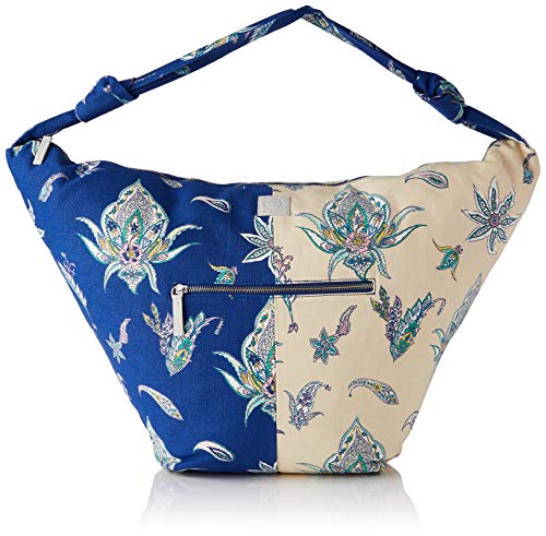 Desigual Fabric Shoulder Bag, Borsa a Tracolla. Donna, Blu, U