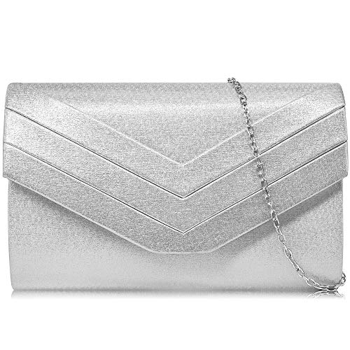 Milisente Pochette da donna pochette eleganti Borsa da sera pelle...