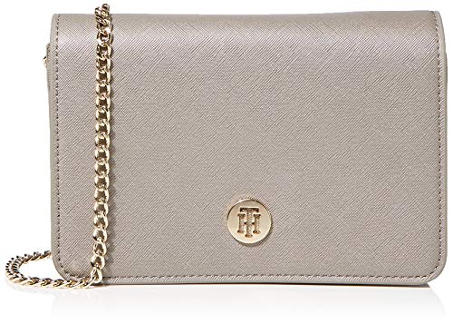 Tommy Hilfiger Honey Crossover, Borse Donna, Grigio (Grey Metallic),...